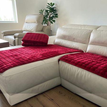 Set prekrivač trodelni Bordo