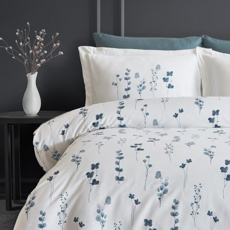 Posteljina od satena 200X220cm Satin Series Kylie mavi