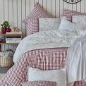 Posteljina HOME 160x220cm Crvena kockica