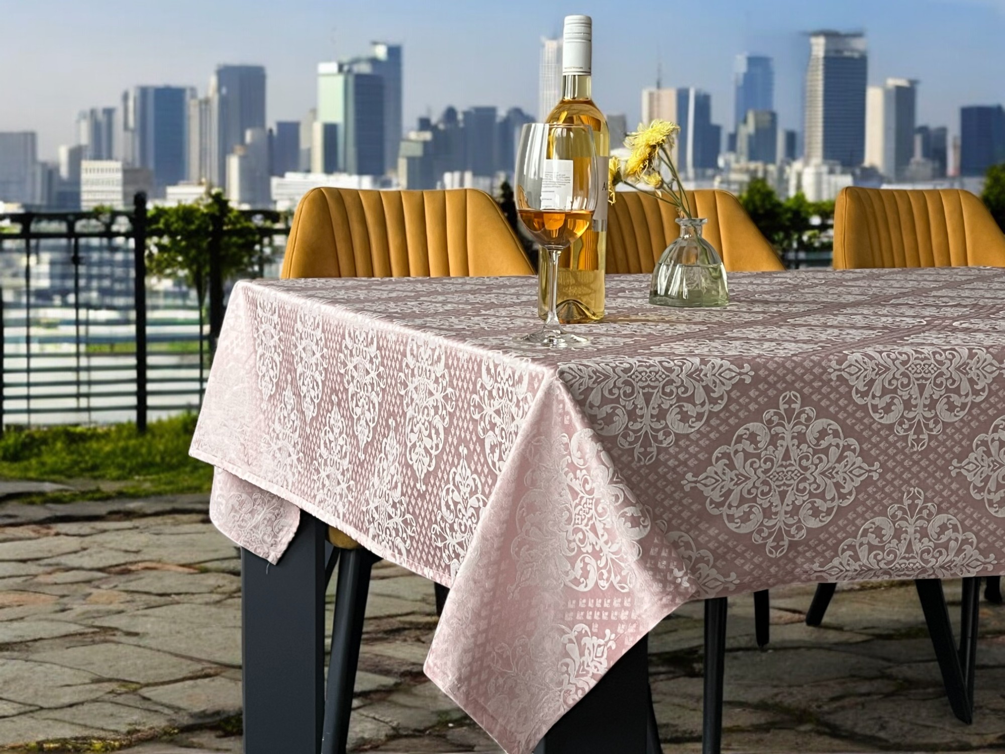 Stolnjak Kitchen Nova150x160cm Roze boja A20