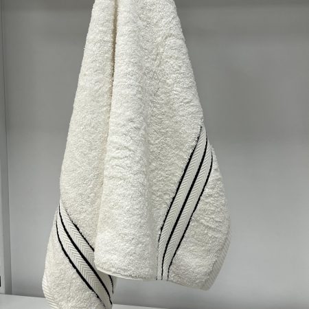 Peškir Stock 50x75cm Dezen S9 Belo/Crna boja