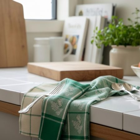 Kuhinjska krpa Zelena boja 50x70cm Groždje