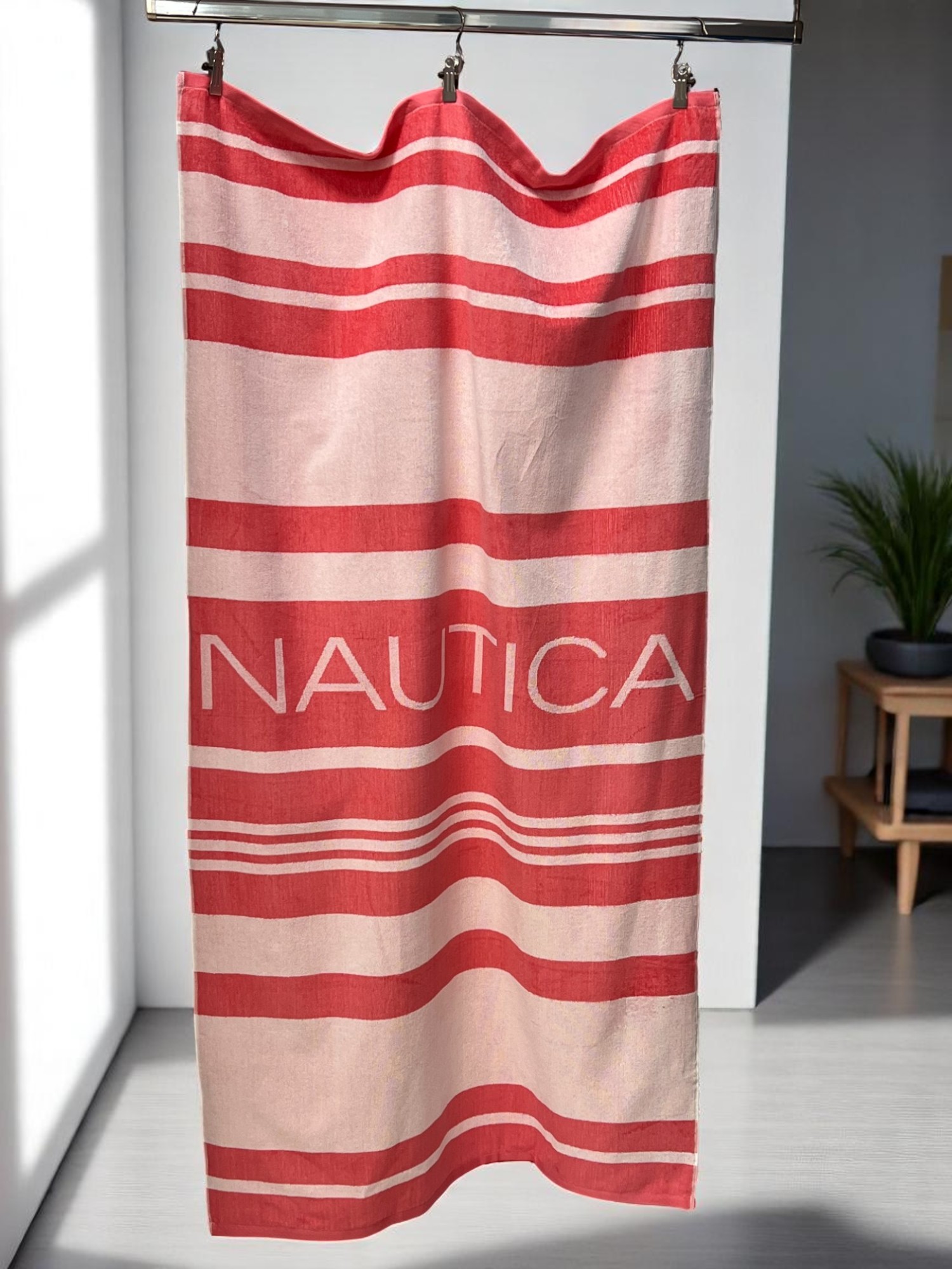 Plažni peškir "Nautica Pink" – 92x172 cm | 100% Pamuk