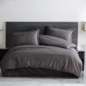 Set od satena-Posteljina 200x220cm Antracit