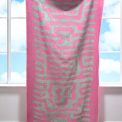 Plažni Peškir Pink Maze 83x163 cm