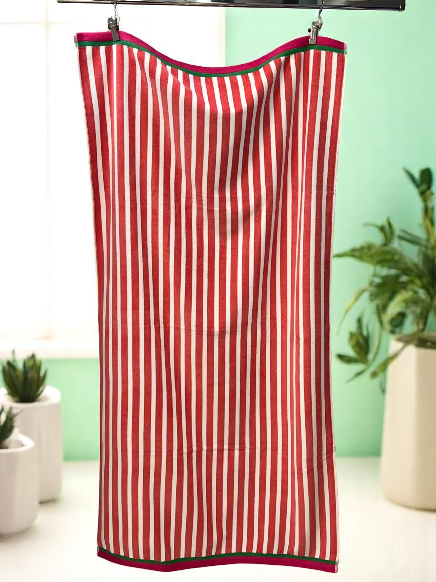 Plažni peškir "Candy Stripe" 160x80 cm – 100% pamuk A13