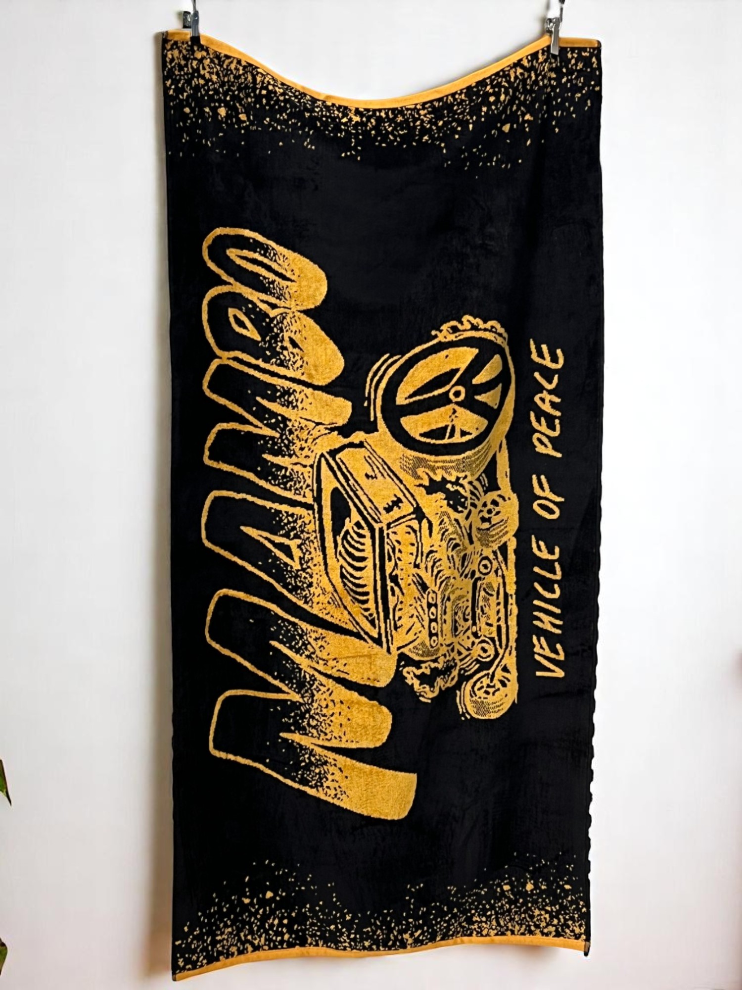 Plažni peškir “Mambo – Vehicle of Peace” – 83x160 cm, 100% pamuk A22