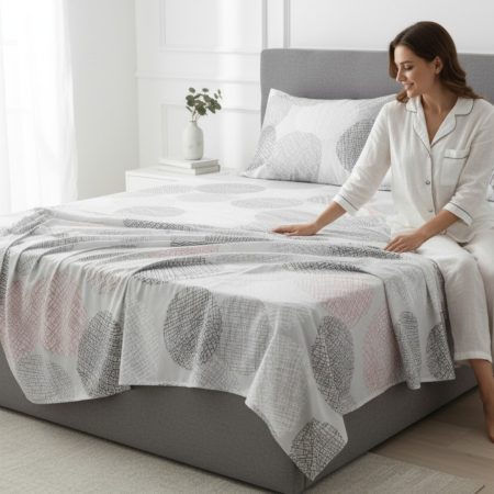 Čaršav Ranforce 220x240cm bez lastiša dezen A5