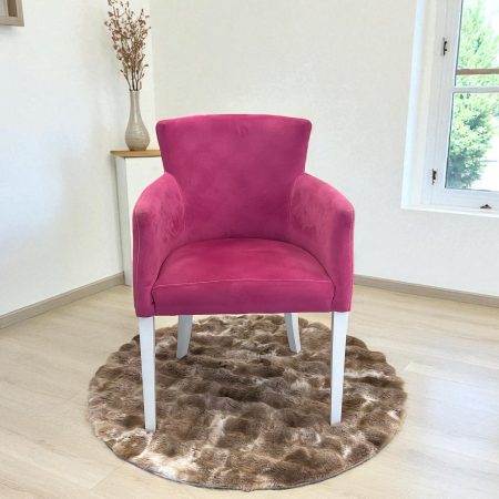 Okrugla Prostirka za kupatilo fi 100cm Braon mix boja