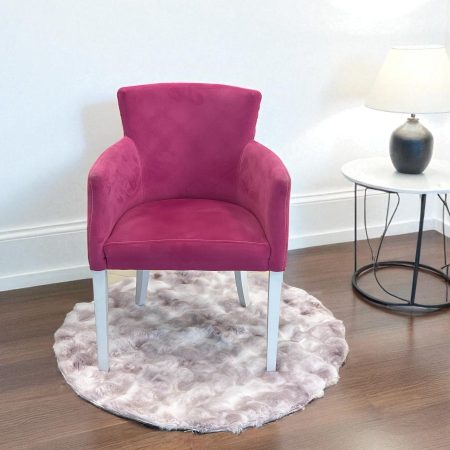 Okrugla Prostirka za kupatilo fi 100cm Roze boja