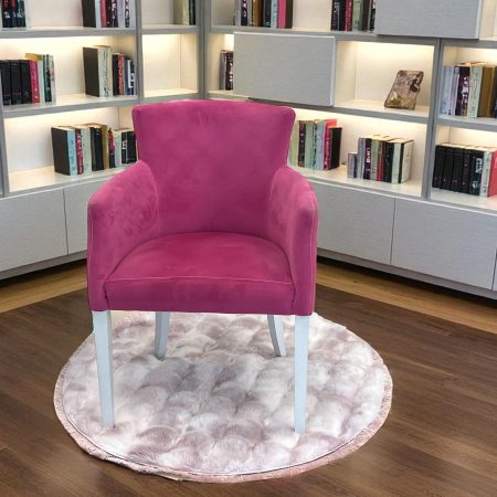 Okrugla Prostirka za kupatilo fi 100cm Roze boja