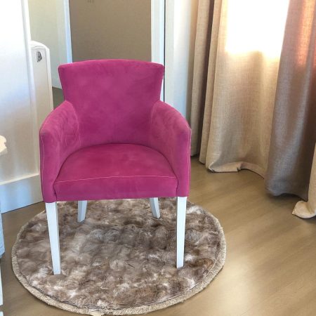 Okrugla Prostirka za kupatilo fi 100cm Braon boja