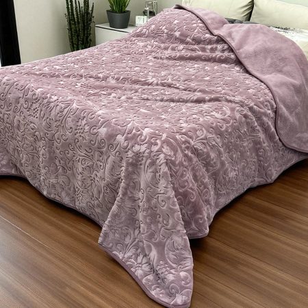Ćebe Merinos 220x240cm A6 Cvet Ljubičasta boja