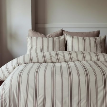 Komplet set posteljina Cotton-Life 200x220cm Kahve - Francuski ležaj