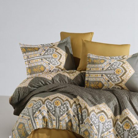 Clasy Deluxe – Saten posteljina za bračni krevet 200x220 Adal V1