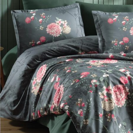 Clasy Deluxe – Saten posteljina za bračni krevet 200x220 Alfon