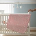 Bebi ćebe Emboss - 100x120cm  Family Pink
