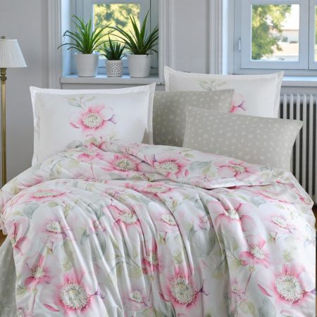 Clasy Deluxe – Saten posteljina za bračni krevet 200x220 Pataya