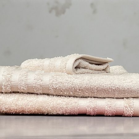 Premium Peskir 70×140 cm – Dupli Štep, 100% Pamuk Vestio Bež boja