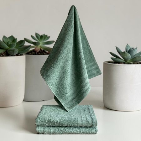 Premium Peskir 30×50 cm – Dupli Štep, 100% Pamuk Vestio Mint boja
