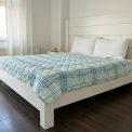 Prekrivač 190x190cm mikrofiber Blue