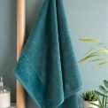 Velur Peškir 50×100 cm – Luksuzni Pamuk sa Pliš Efektom Tirkiz boja