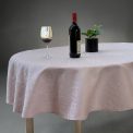 Stolnjak Ovalni 160x220cm Pink color Linije