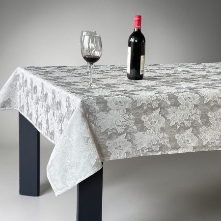 Stolnjak Delux 150x220cm Cvet - Siva boja