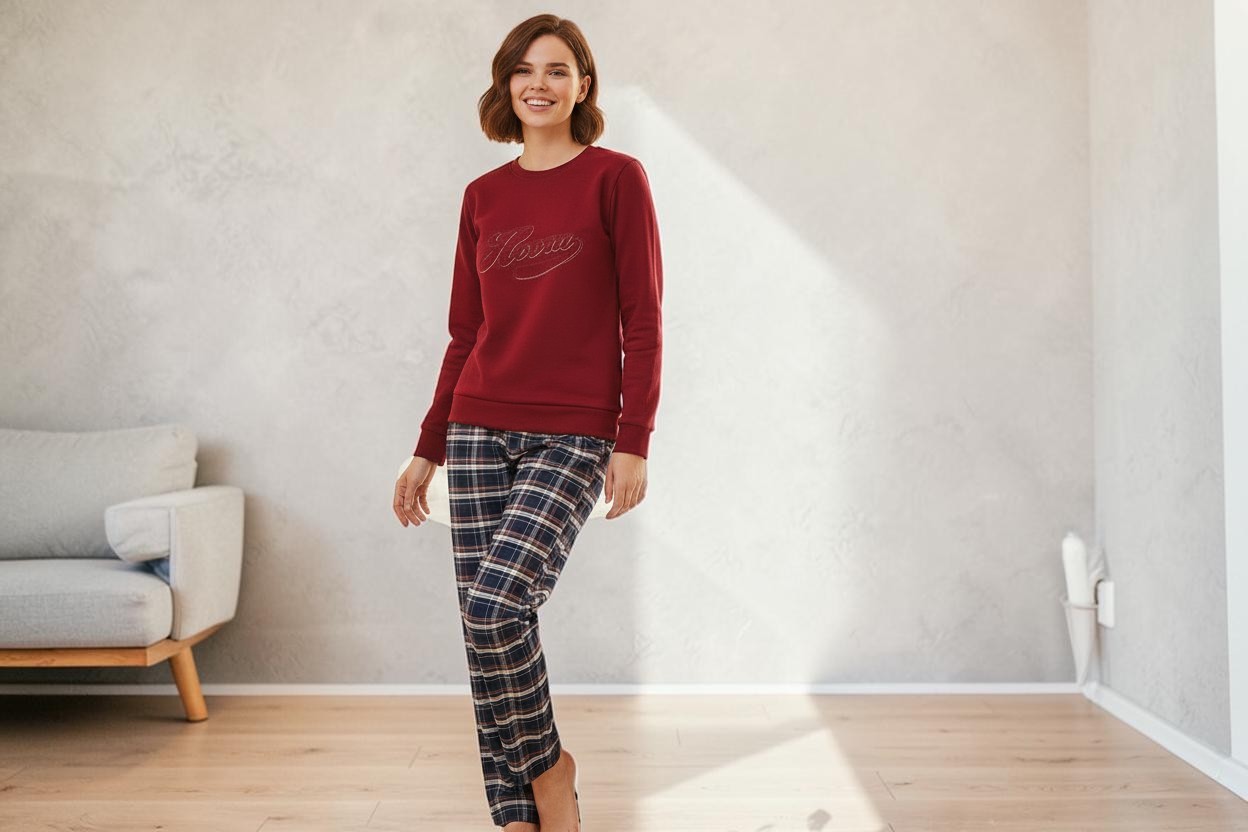 Ženska pidzama Winter - komplet XL veličina Model 9130