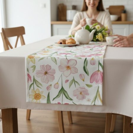 Stolnjak 140x180cm + Raner 40x140cm - JT Pink