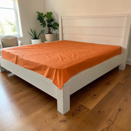 Čaršav Šifon 200x220cm bez lastiša Orange