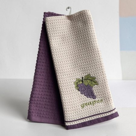 Set kuhinjskih krpa 40x60cm Wafle - Grape