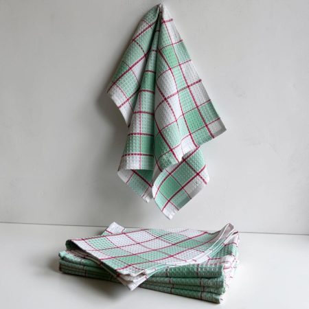 Kuhinjska krpa 45x65cm - Waffel - Rezedo boja