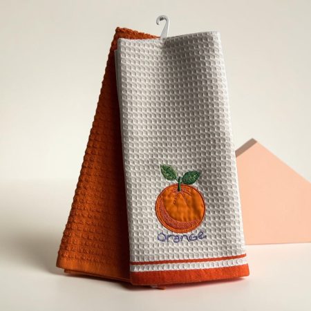 Set kuhinjskih krpa 40x60cm Wafle - Orange