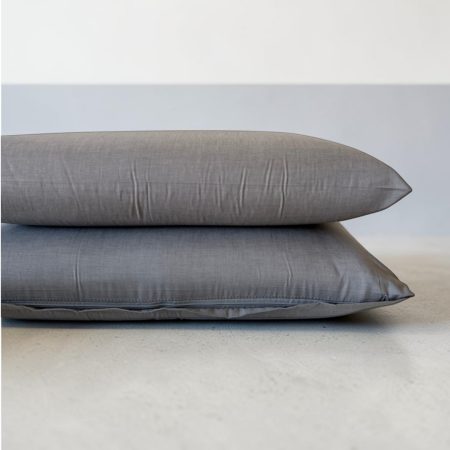 Jastučnica Tamna Siva boja 40x60cm 100% pamuk Dezen Glat