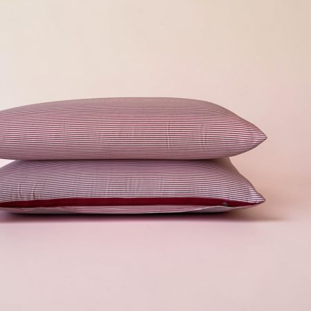 Jastučnica Crvena boja 40x60cm 100% pamuk Dezen Horizon